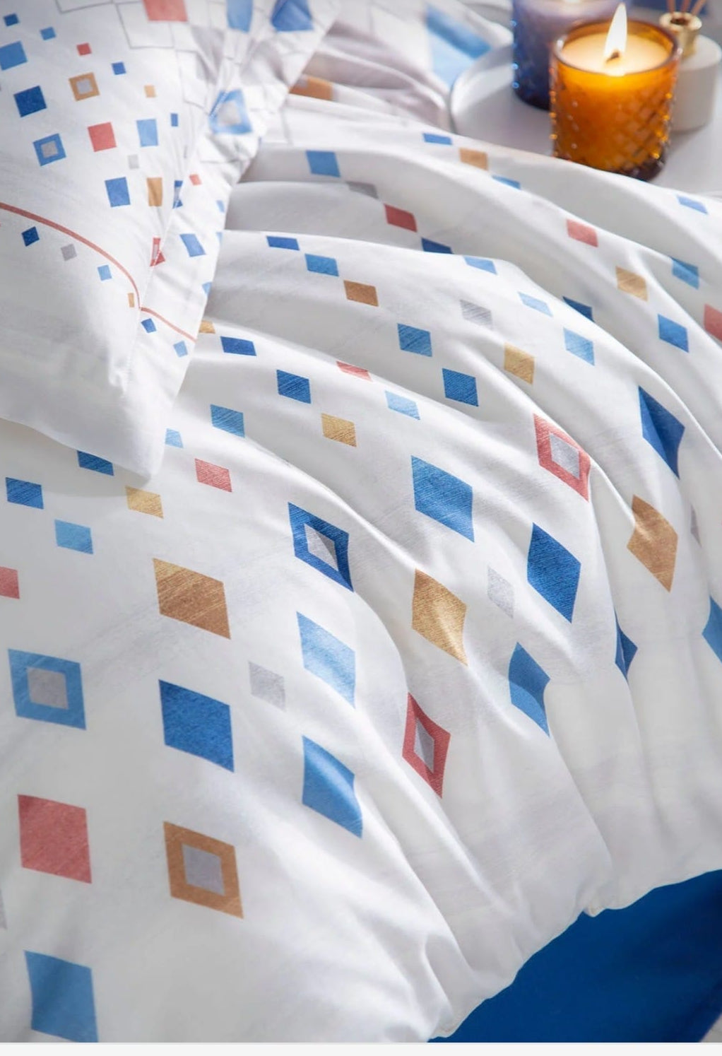 Özdilek color silices maviÇift Kişilik Nevresim Takımı