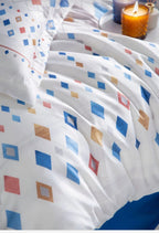 Özdilek color silices maviÇift Kişilik Nevresim Takımı