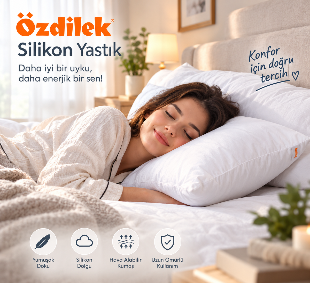 Özdilek Silikon Yastık