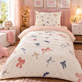 Özdilek Princess Ribbons Tek Kişilik Lastikli Çarşaf Nevresim Takımı