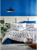 Özdilek color silices maviÇift Kişilik Nevresim Takımı