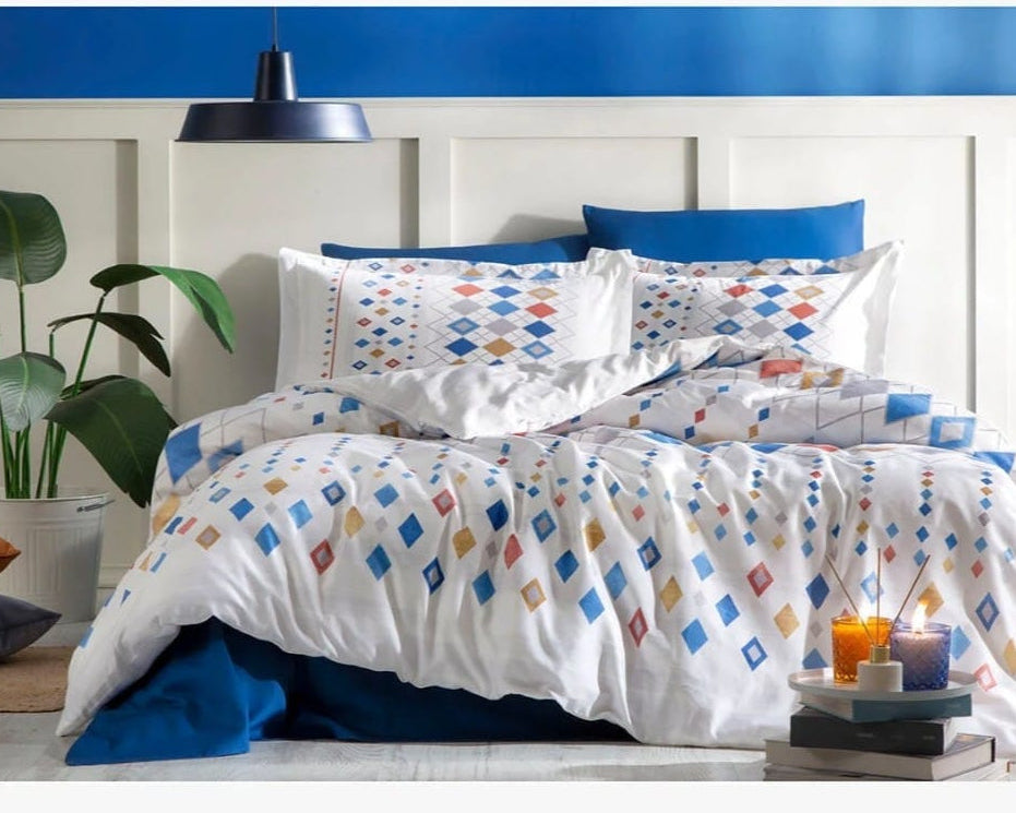 Özdilek color silices maviÇift Kişilik Nevresim Takımı